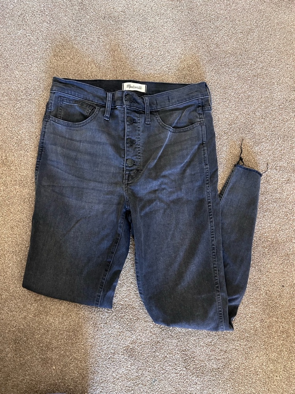 Madewell Women's High-Rise Button-Fly Skinny Jeans